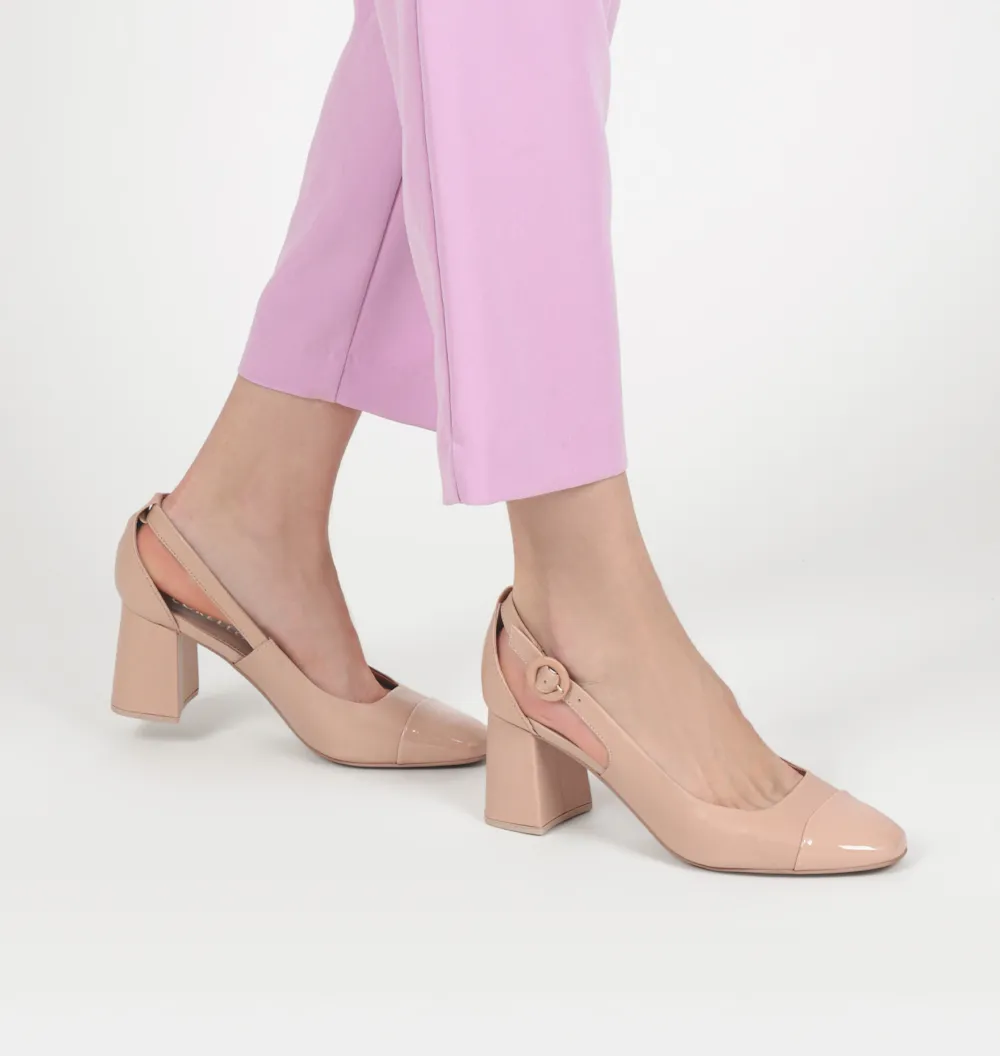 Scarpin Classic Couro Rosado - imagem 2