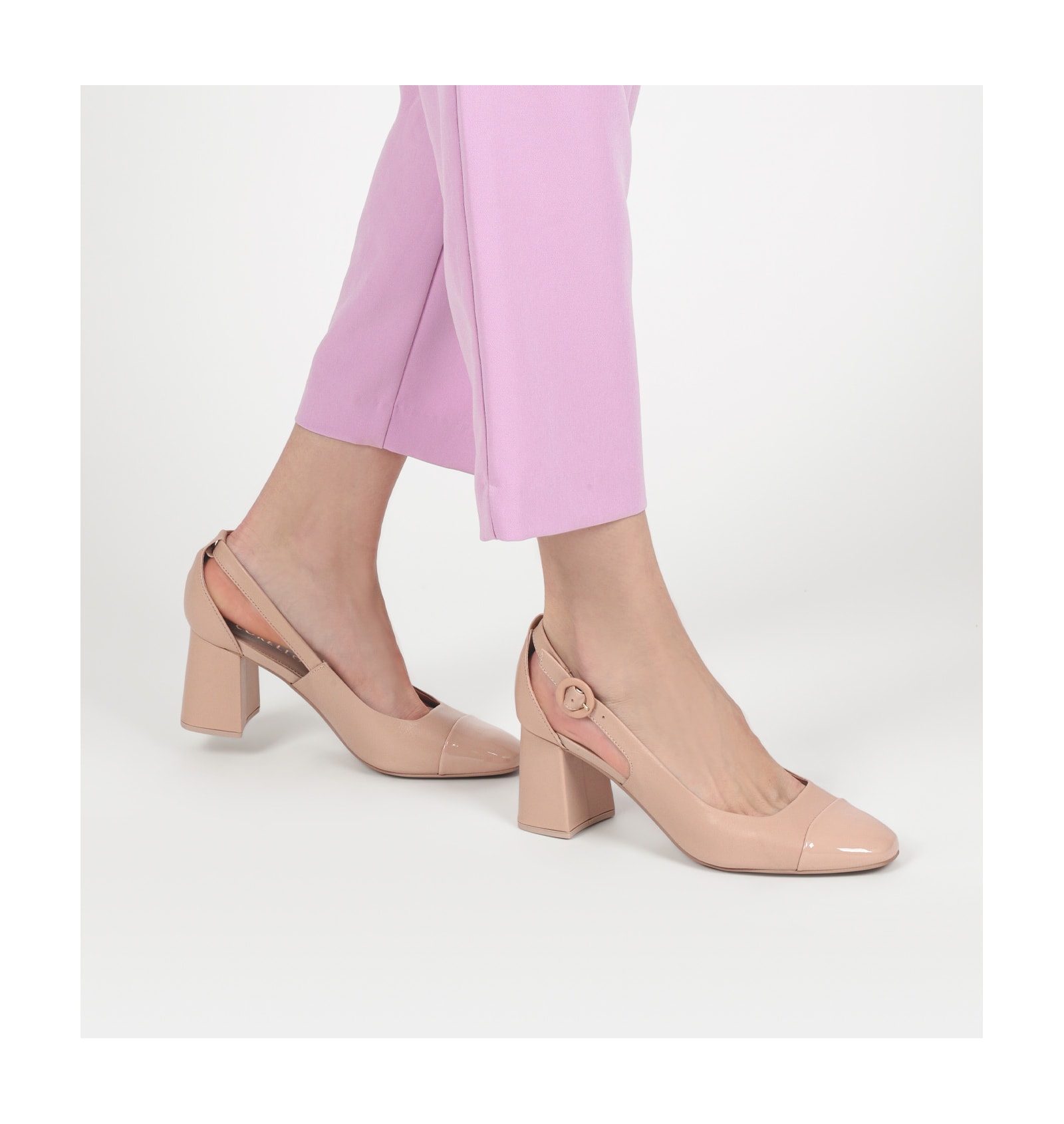 Scarpin Classic Couro Rosado
