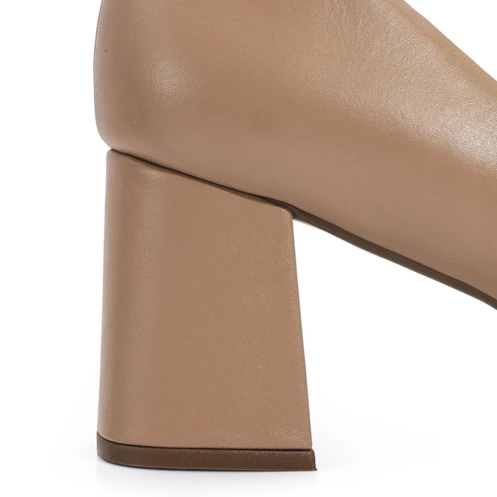 Scarpin Classic Couro Rosado - imagem 7