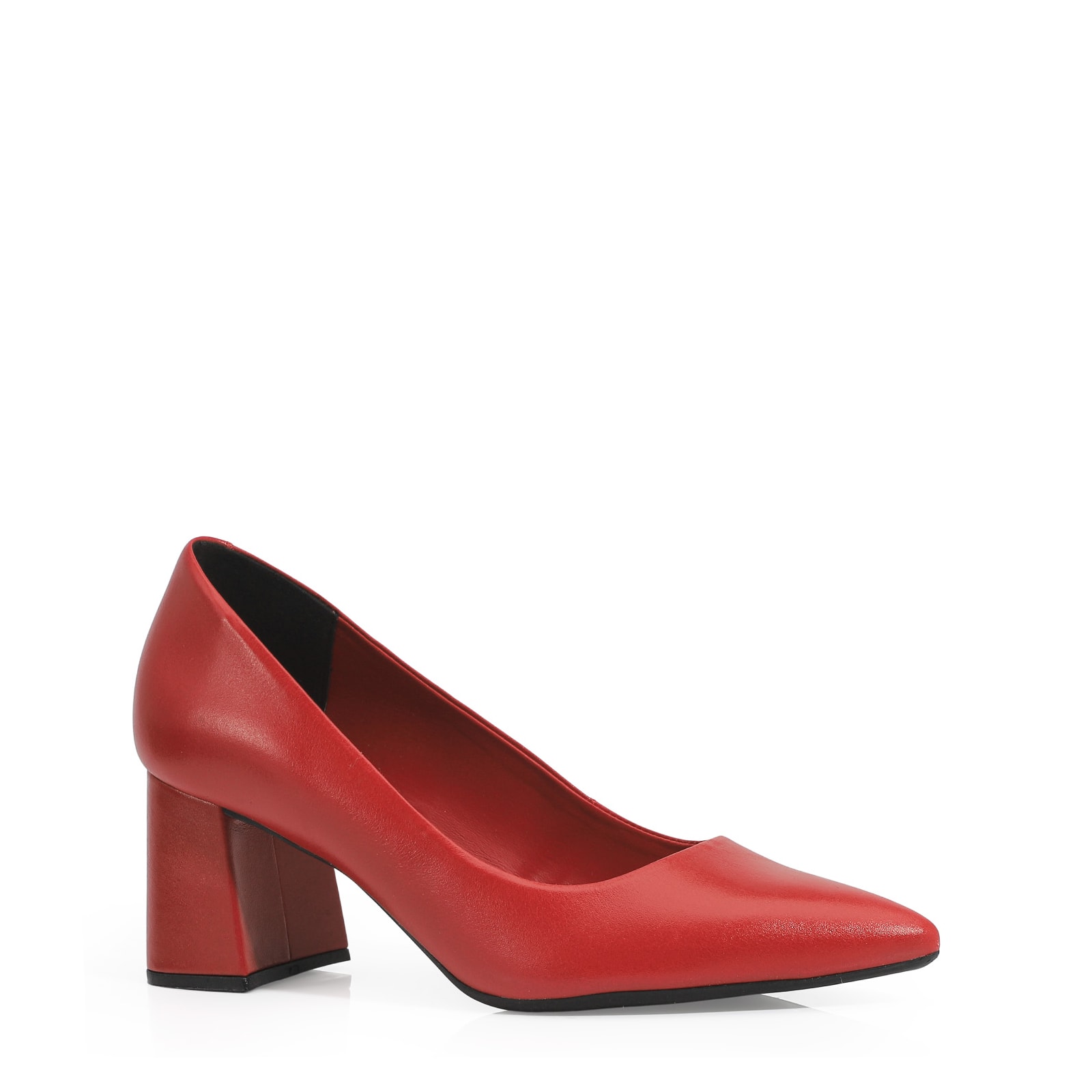Scarpin Classic Couro Vermelha