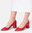 Scarpin Classic Couro Vermelha - imagem 2