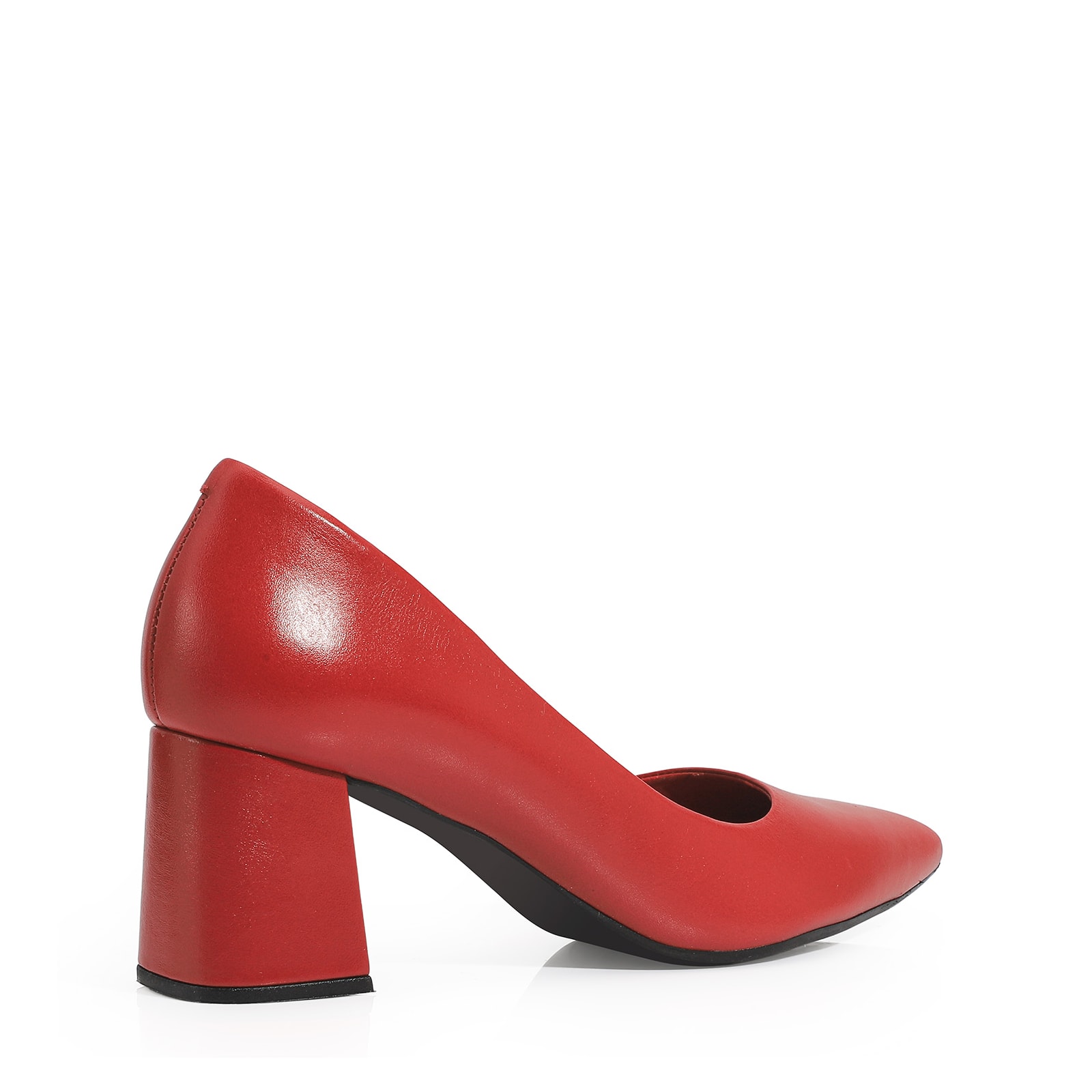 Scarpin Classic Couro Vermelha