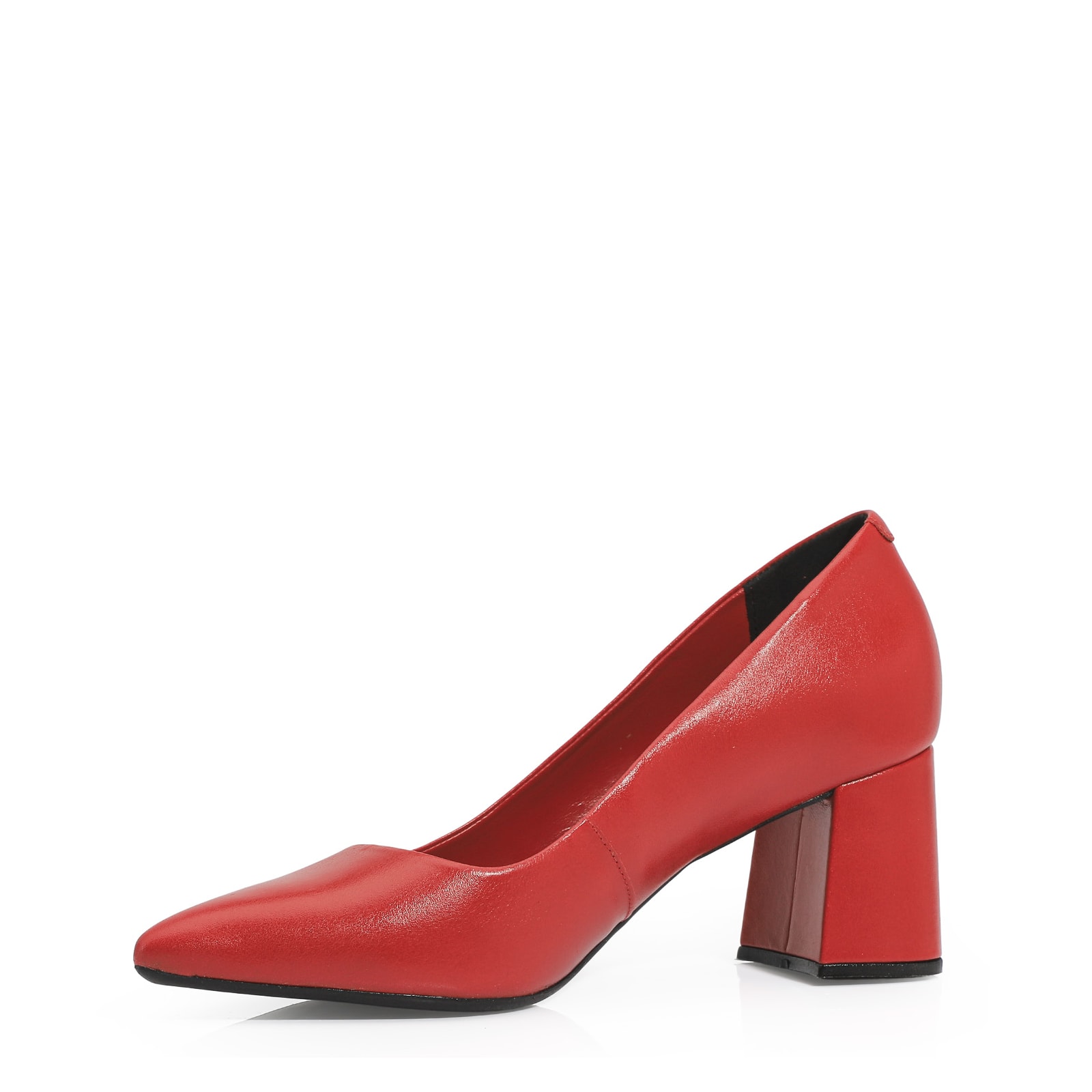 Scarpin Classic Couro Vermelha