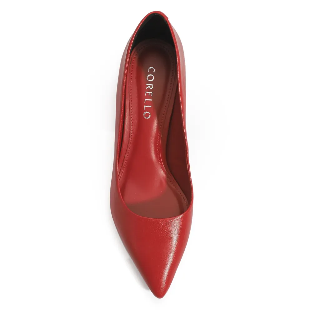 Scarpin Classic Couro Vermelha - imagem 6
