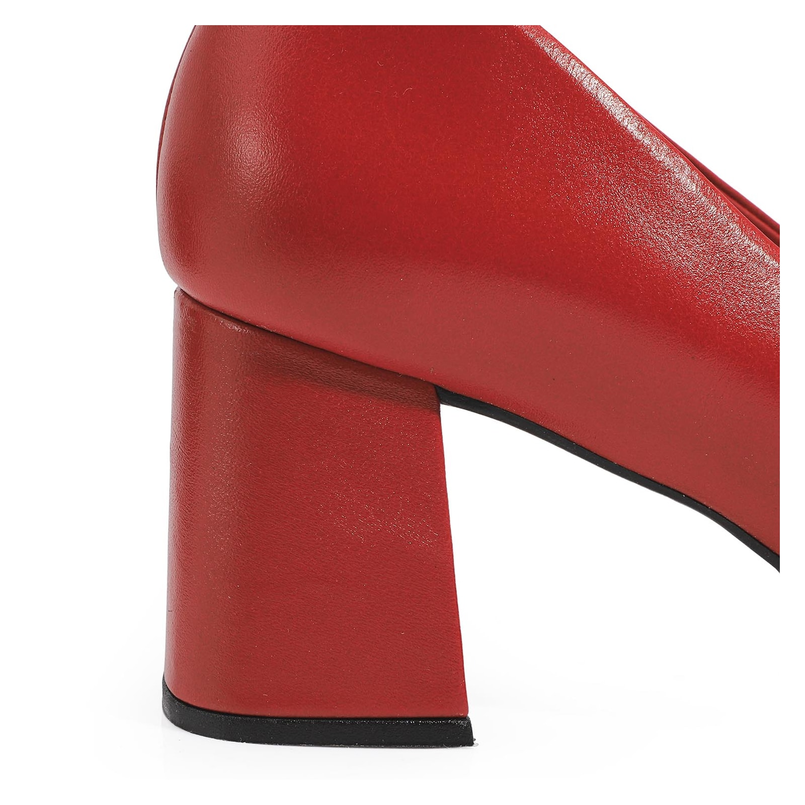 Scarpin Classic Couro Vermelha