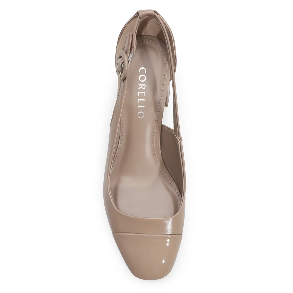 Scarpin Classic Couro/Verniz Bege - imagem 5