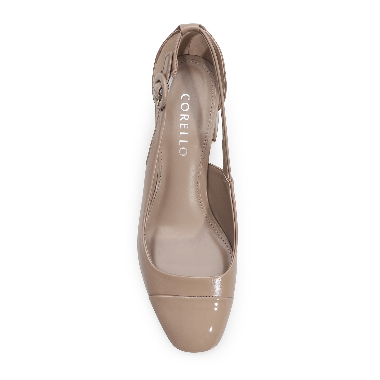 Scarpin Classic Couro/Verniz Bege