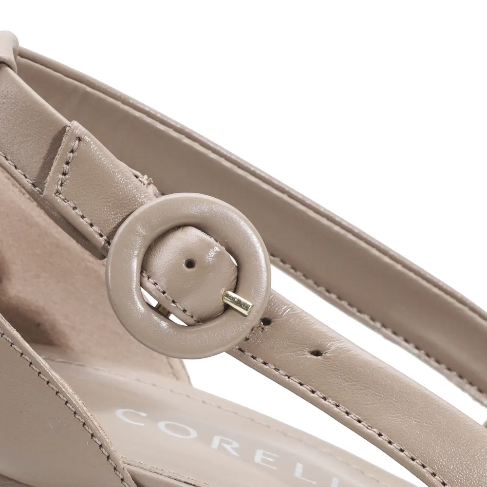 Scarpin Classic Couro/Verniz Bege - imagem 7