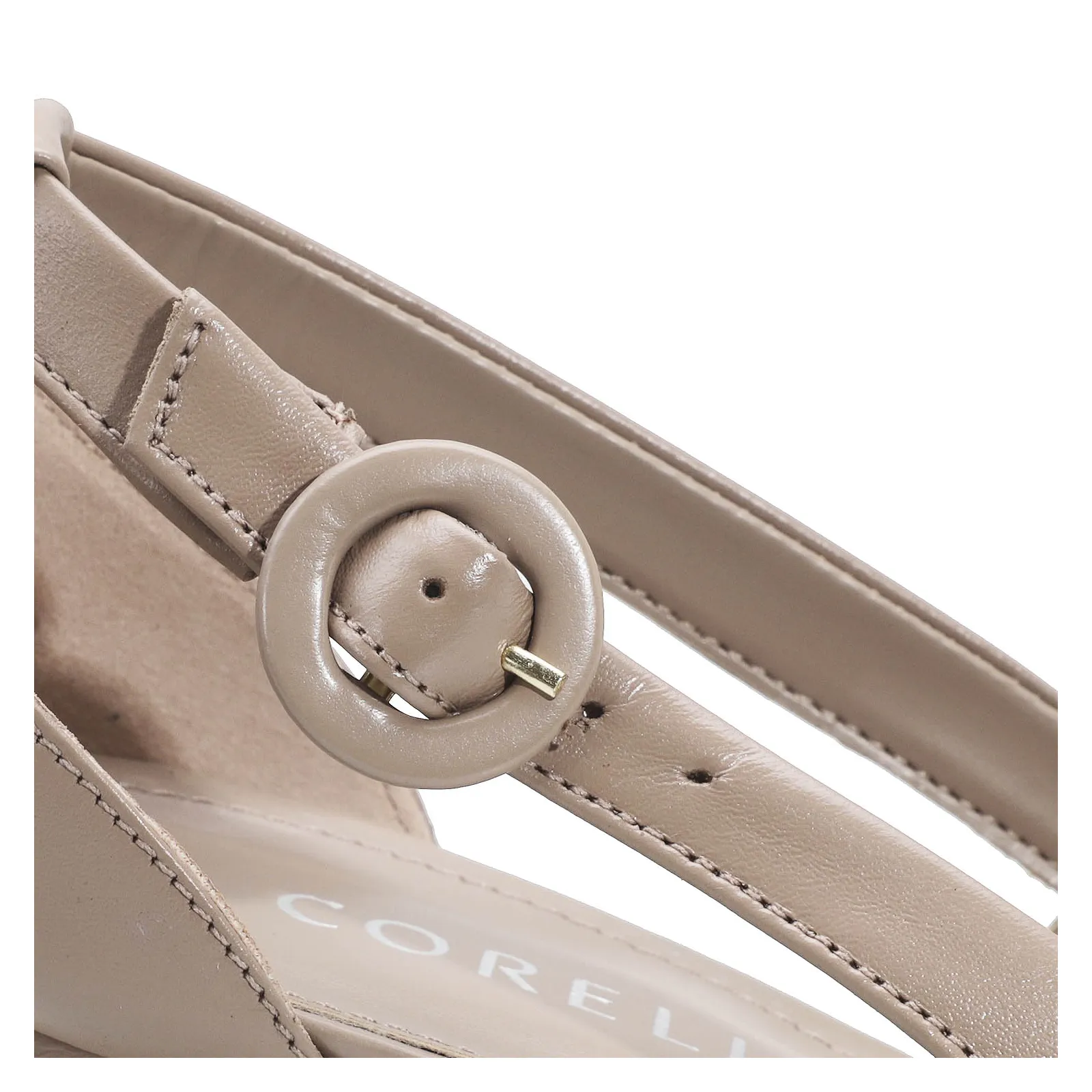 Scarpin Classic Couro/Verniz Bege