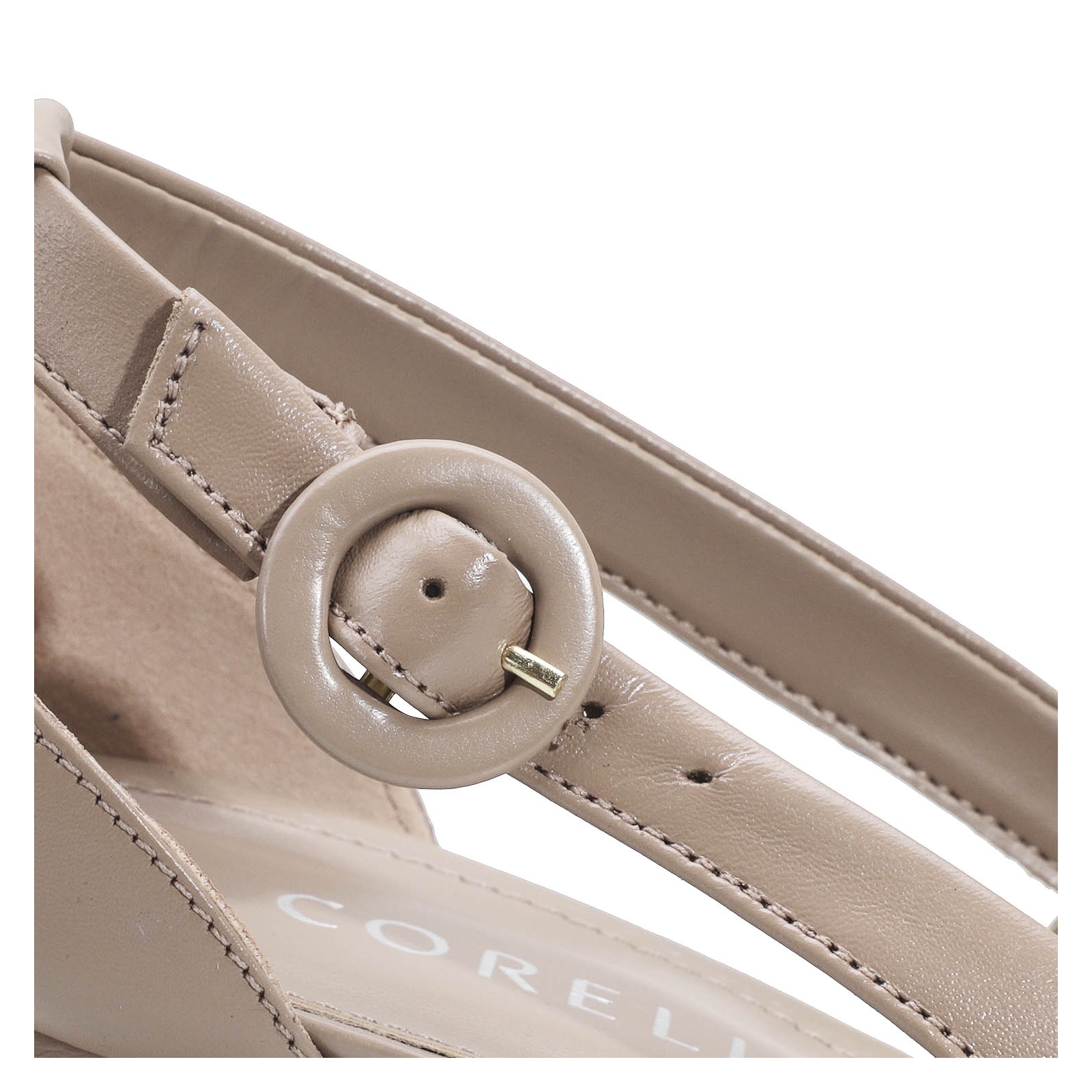 Scarpin Classic Couro/Verniz Bege
