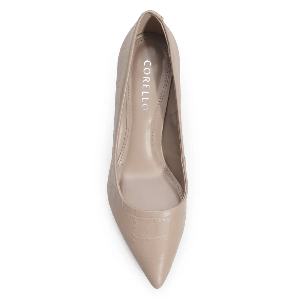 Scarpin Classic Croco Bege - imagem 6