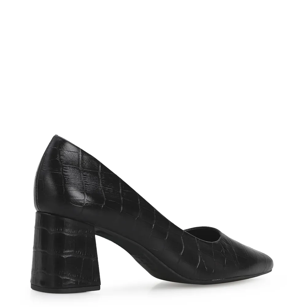 Scarpin Classic Croco Preto - imagem 4