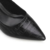 Scarpin Classic Croco Preto - imagem 7