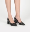 Scarpin Classic Croco Preto - imagem 2