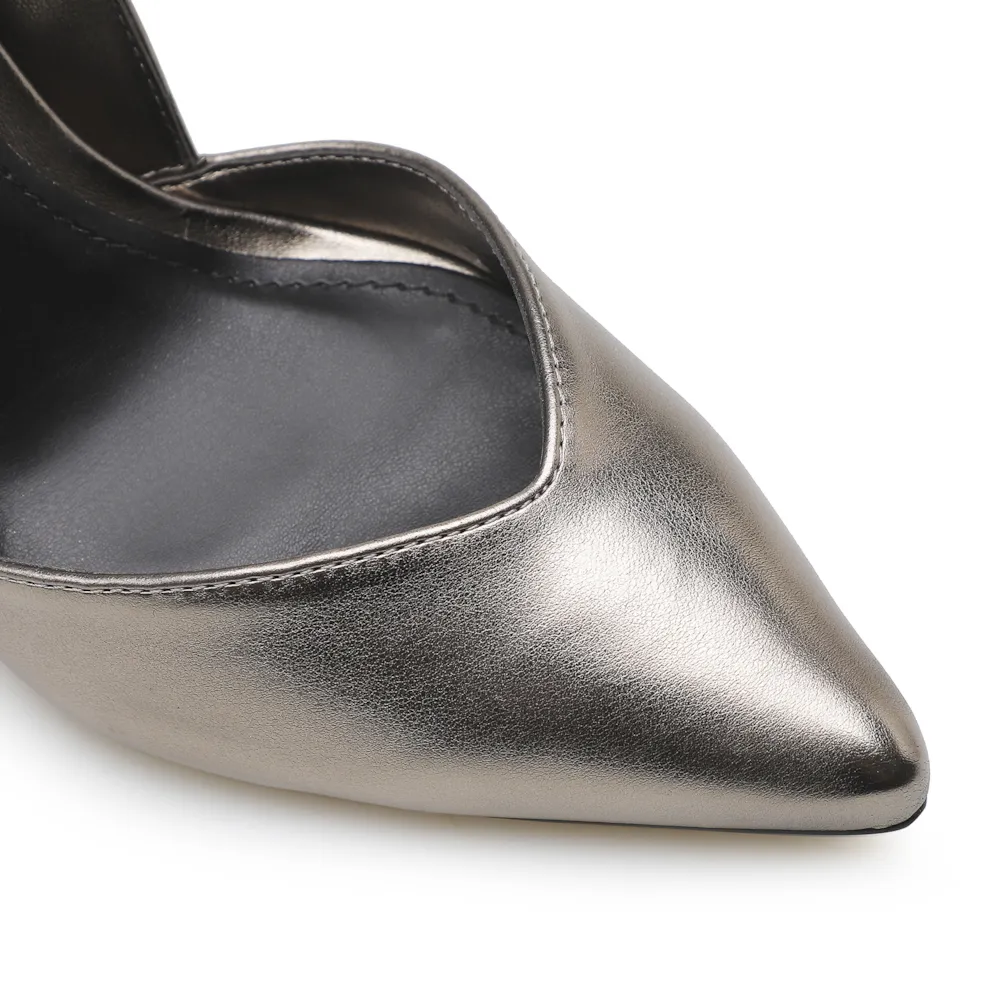 Scarpin Classic Prata Velho - imagem 6