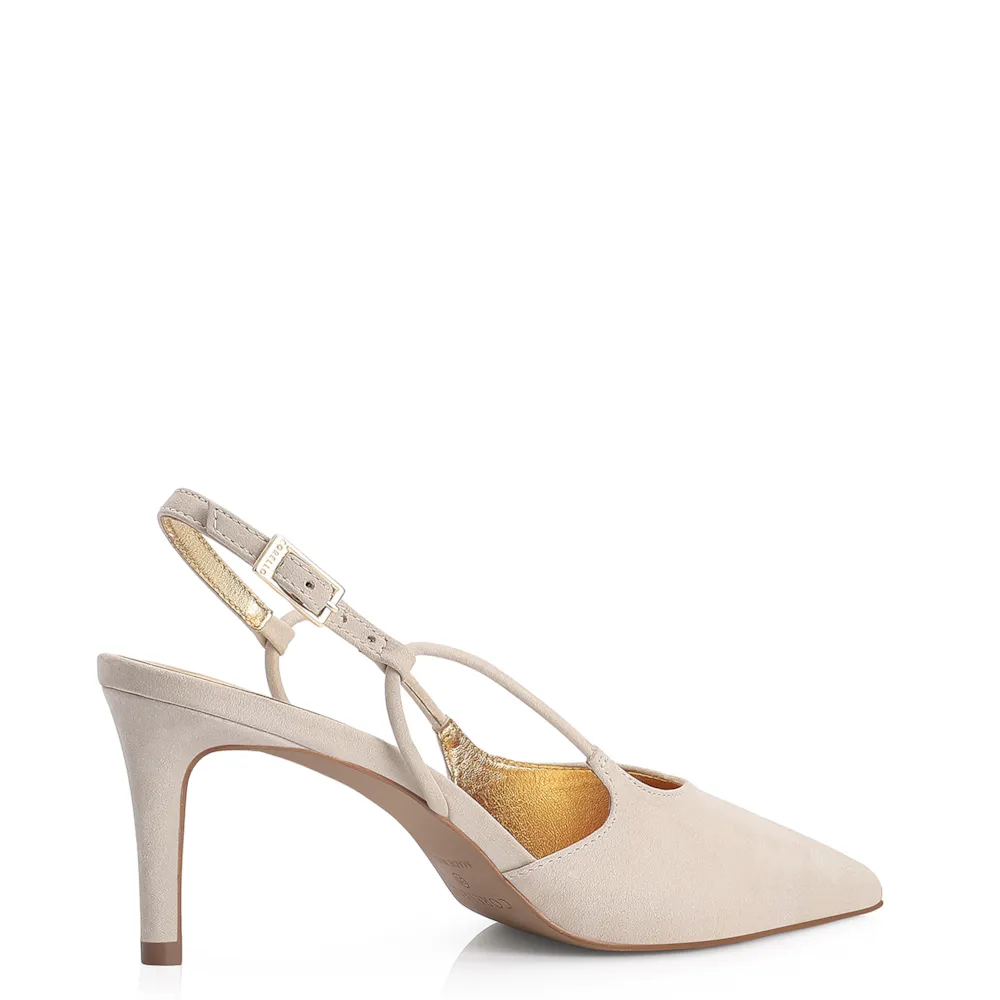 Scarpin Corello x Vitor Zerbinato Couro Nobuck Off White - imagem 3