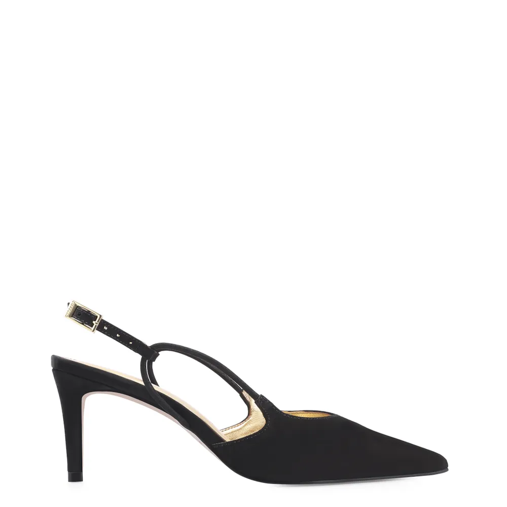 Scarpin Corello x Vitor Zerbinato Couro Nobuck Preto - imagem 2