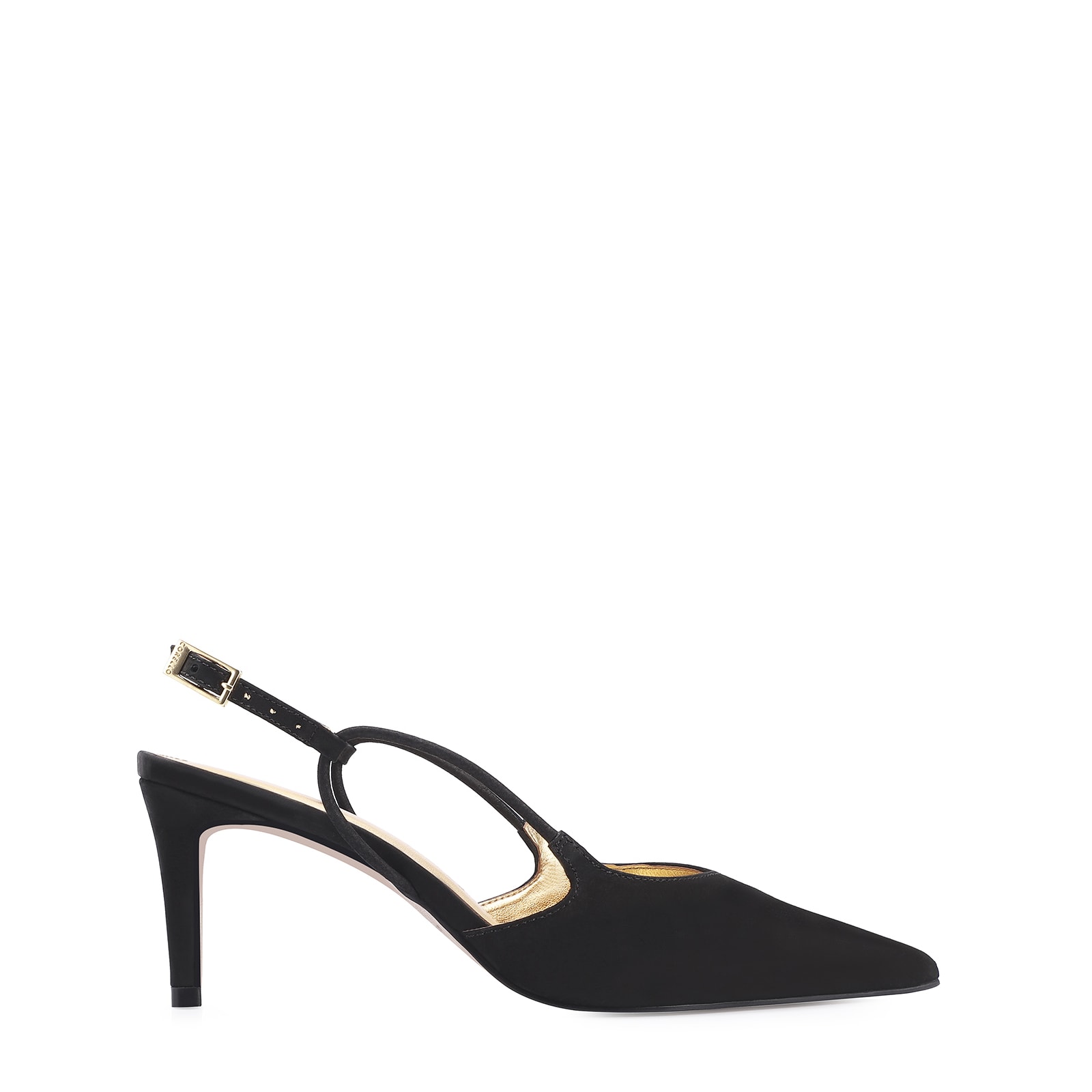 Scarpin Corello x Vitor Zerbinato Couro Nobuck Preto