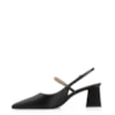 Scarpin Correntes Couro Preto - imagem 4