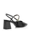 Scarpin Correntes Couro Preto - imagem 3