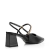 Scarpin Correntes Couro Preto - imagem 3