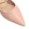 Scarpin Correntes Couro Rosa - imagem 6