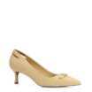 Scarpin Couro Amarelo - imagem 1