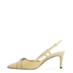 Scarpin Couro Amarelo - imagem 5