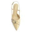 Scarpin Couro Amarelo - imagem 6