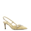 Scarpin Couro Amarelo - imagem 1