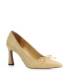 Scarpin Couro Amarelo - imagem 1