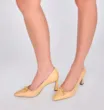 Scarpin Couro Amarelo - imagem 2