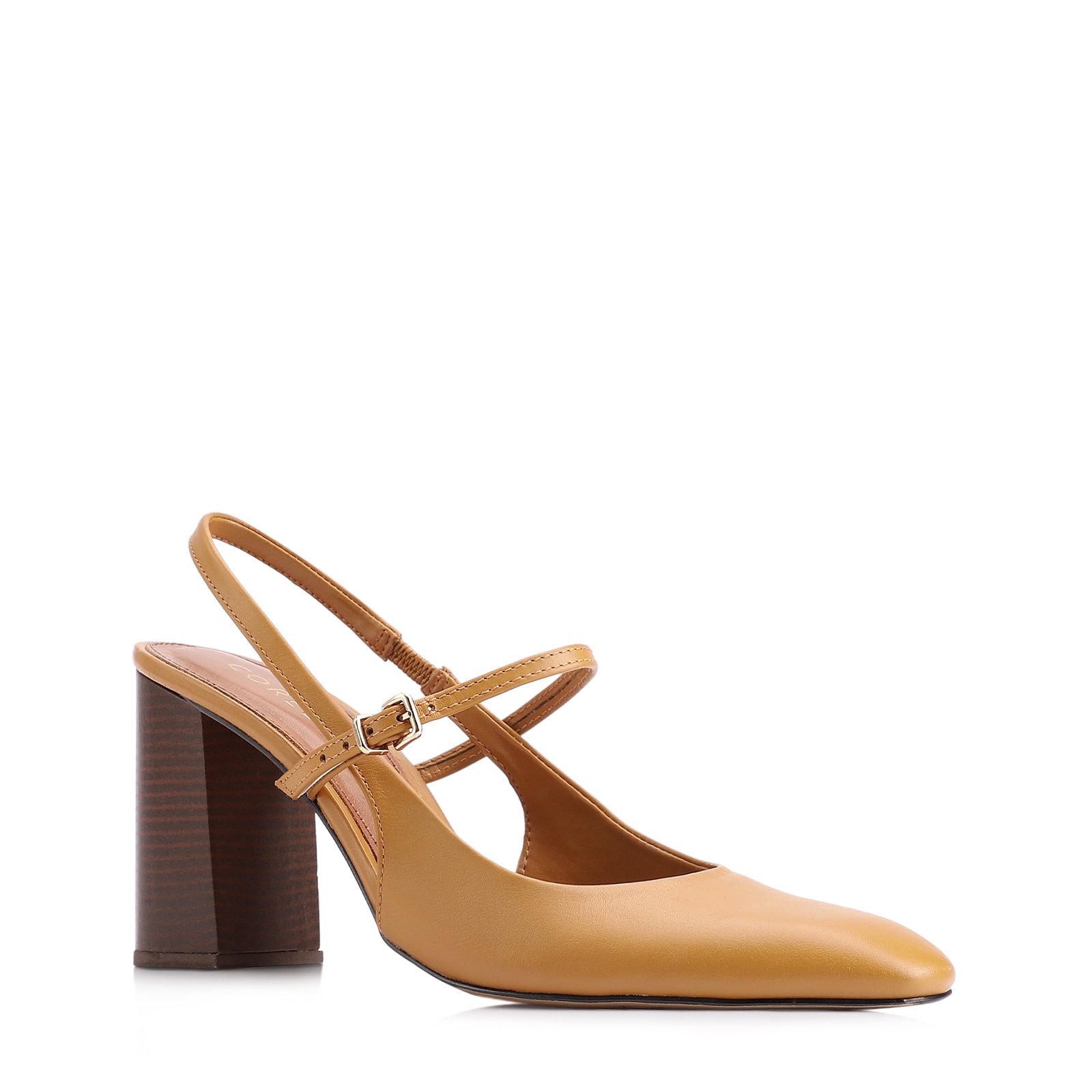 Scarpin Couro Amarelo