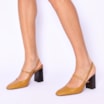 Scarpin Couro Amarelo - imagem 2