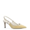 Scarpin Couro Amarelo/Off White - imagem 1
