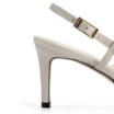Scarpin Couro Amarelo/Off White - imagem 8