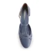 Scarpin Couro Azul - imagem 5