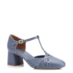 Scarpin Couro Azul - imagem 1