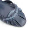 Scarpin Couro Azul - imagem 6