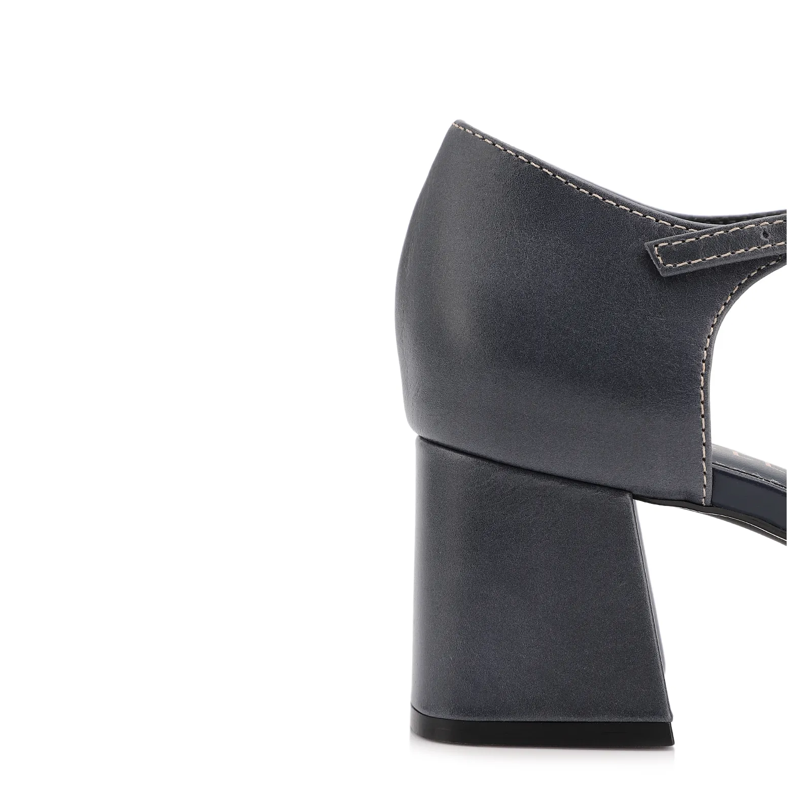 Scarpin Couro Azul