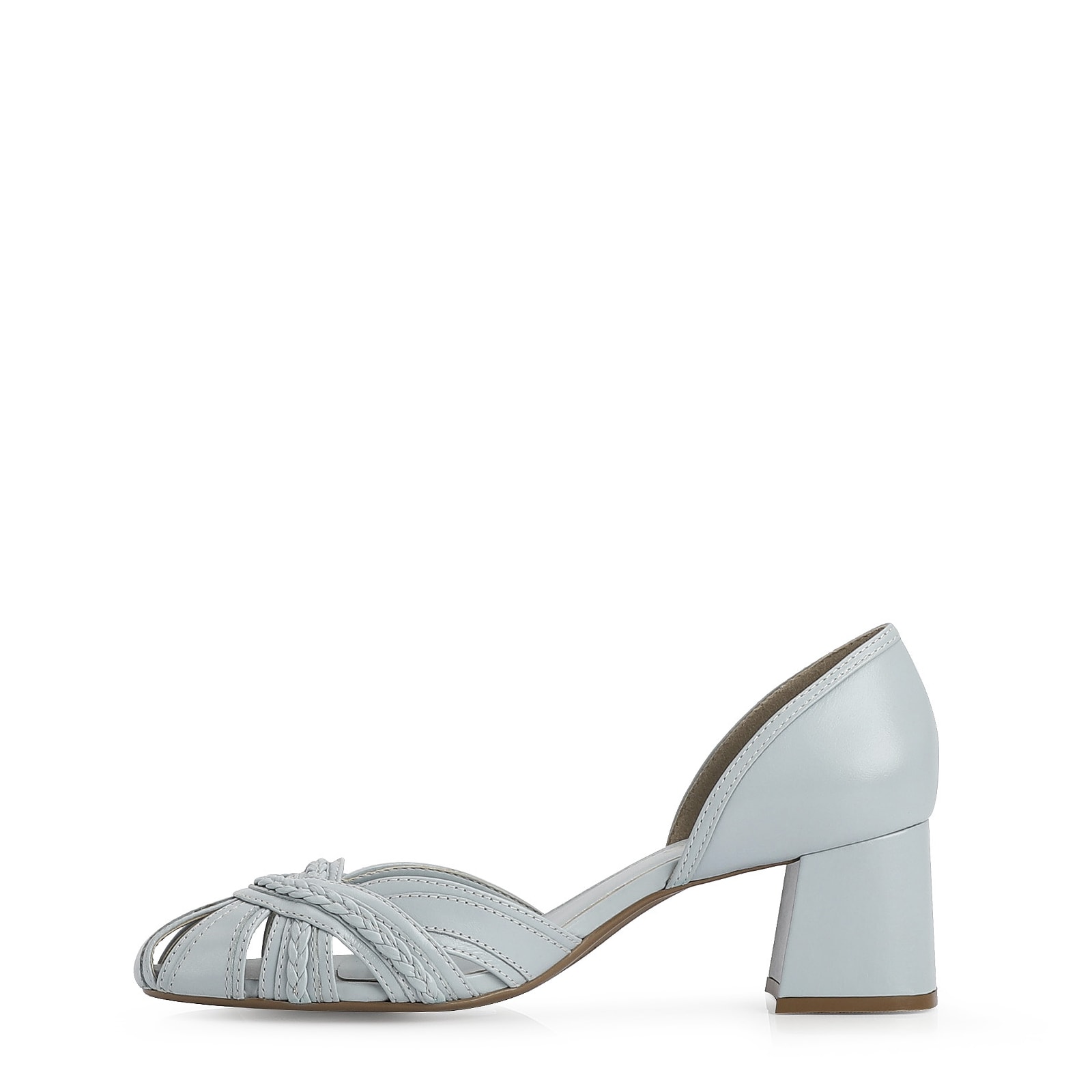 Scarpin Couro Azul