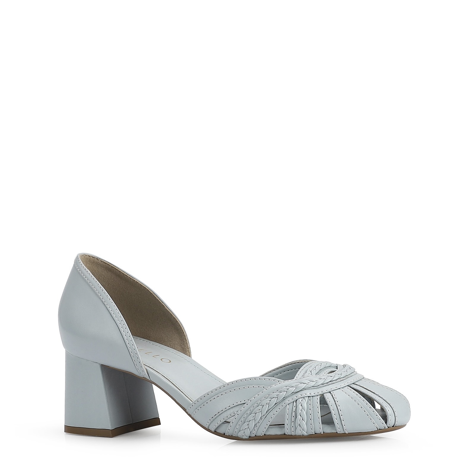Scarpin Couro Azul