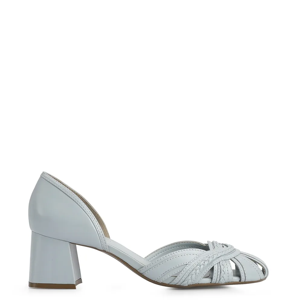 Scarpin Couro Azul - imagem 2
