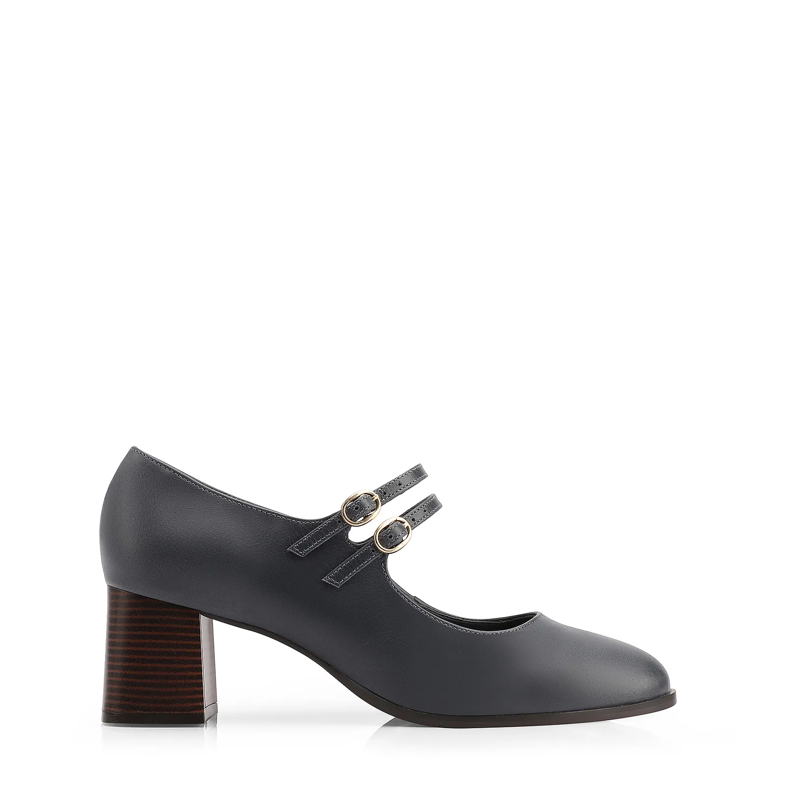 Scarpin Couro Azul