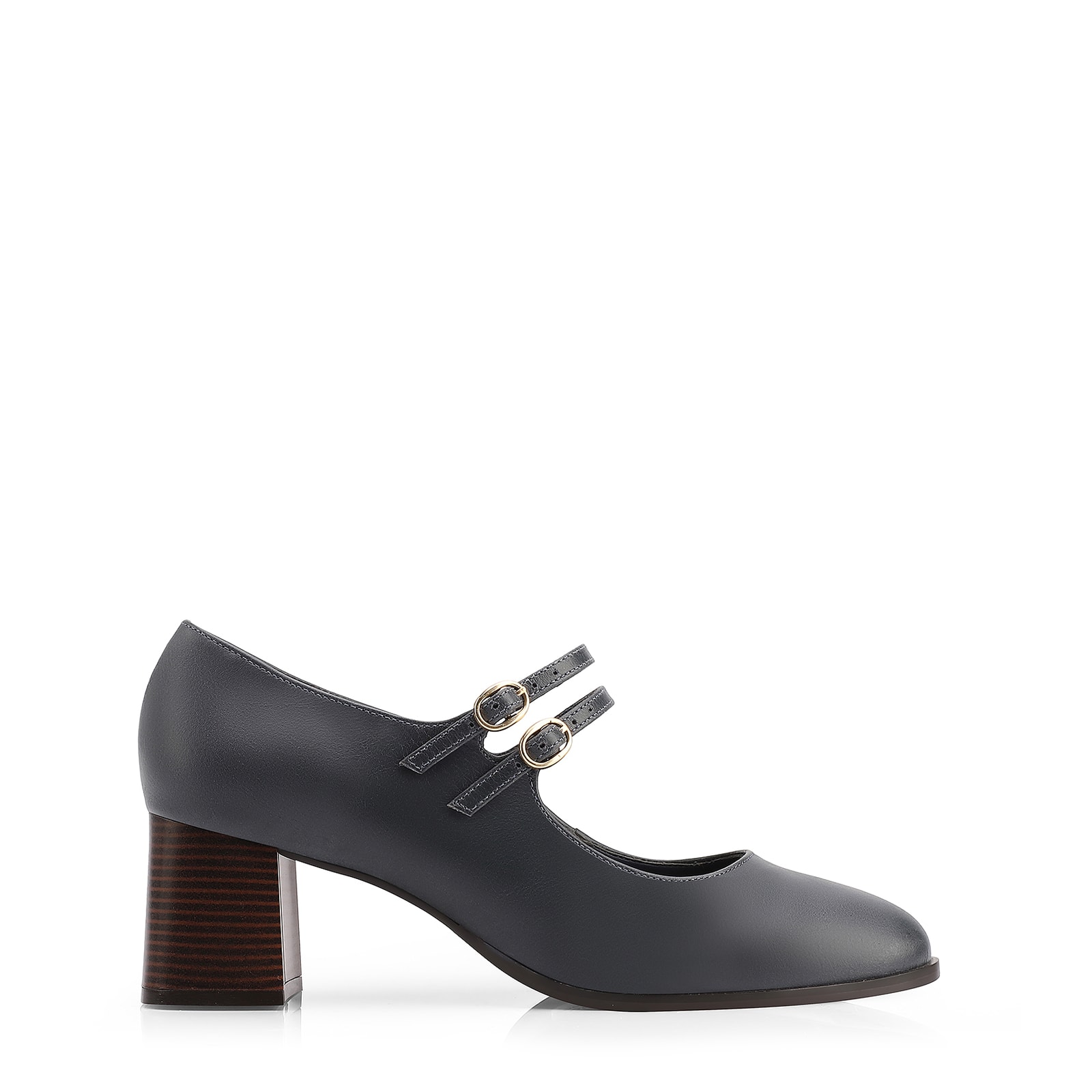 Scarpin Couro Azul