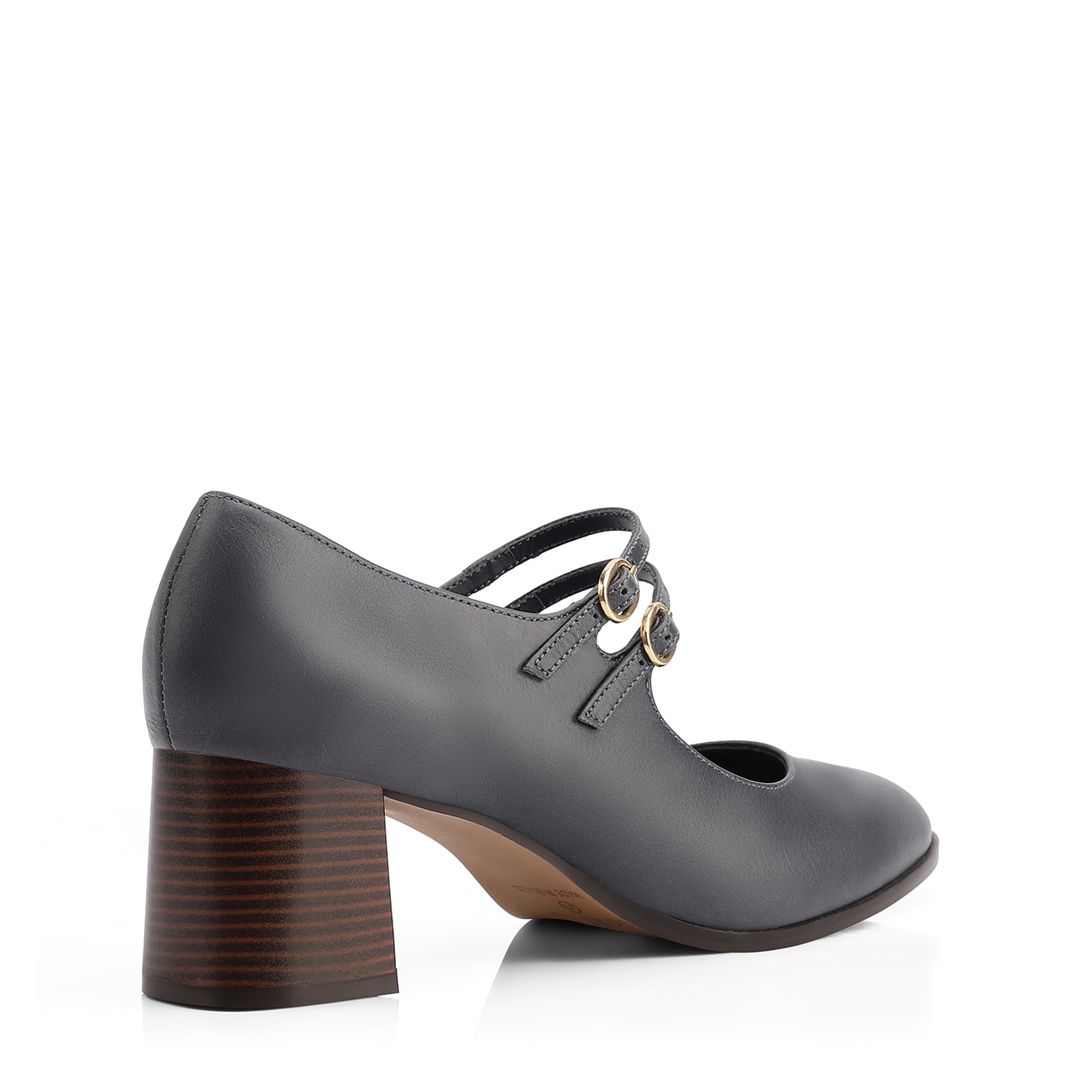 Scarpin Couro Azul