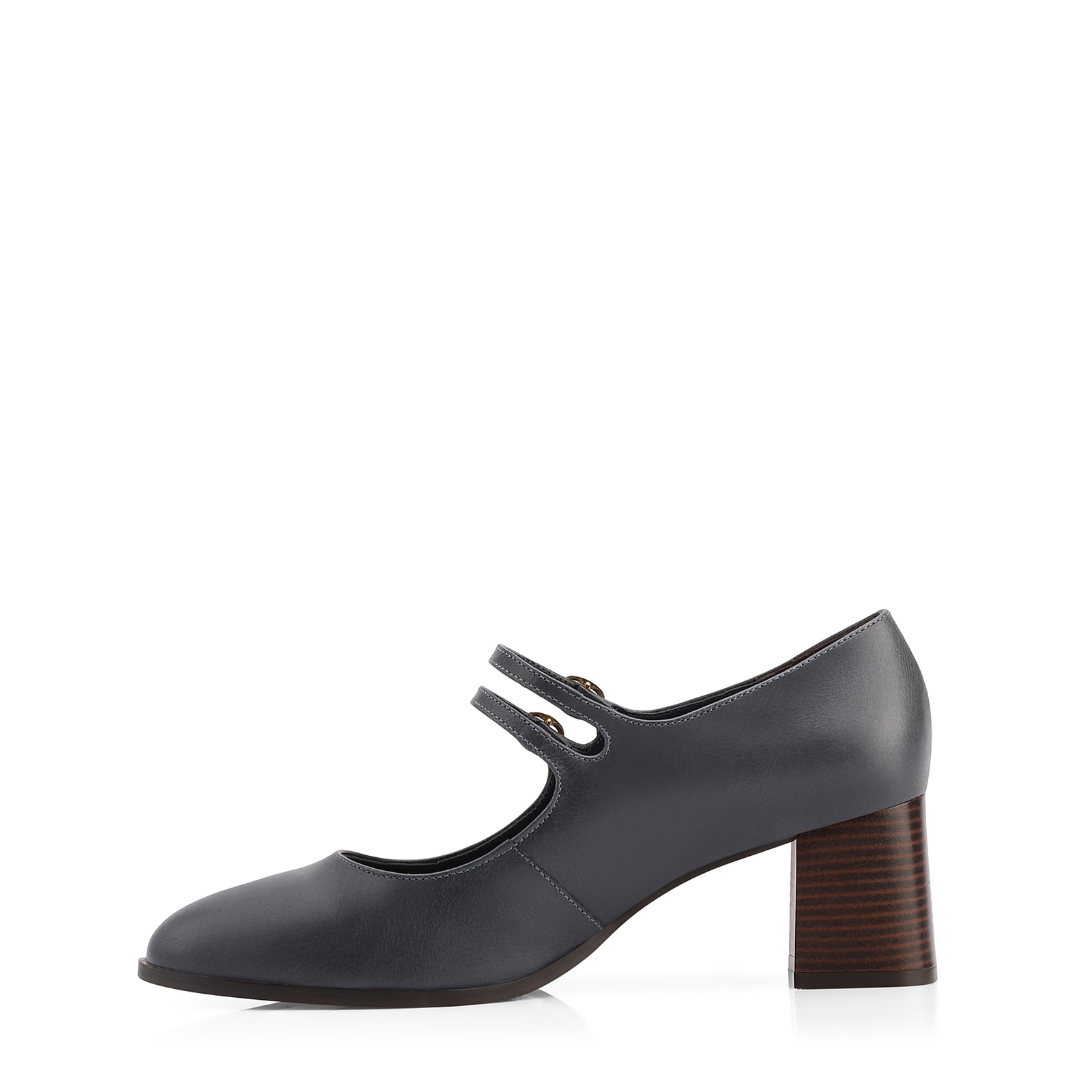 Scarpin Couro Azul