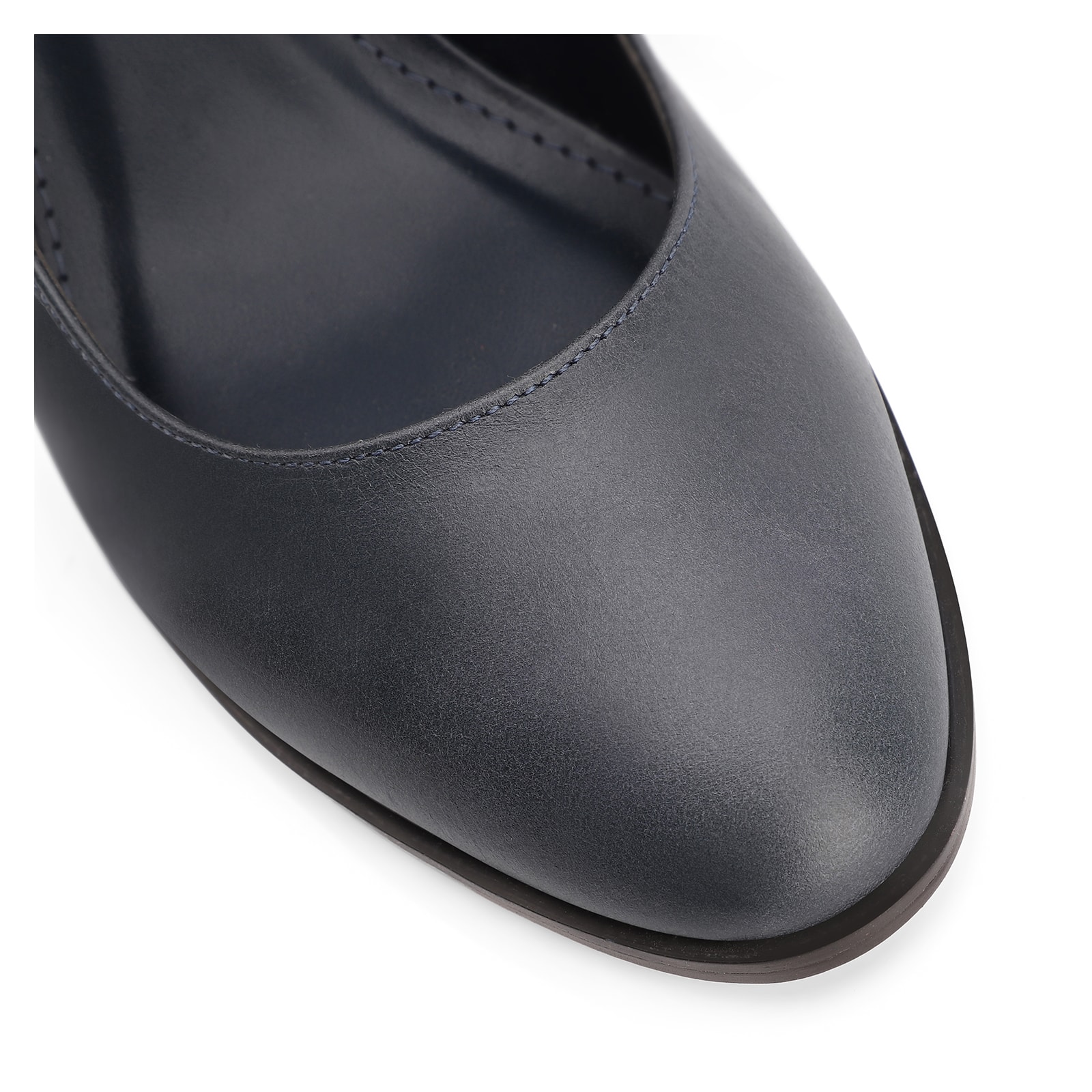 Scarpin Couro Azul