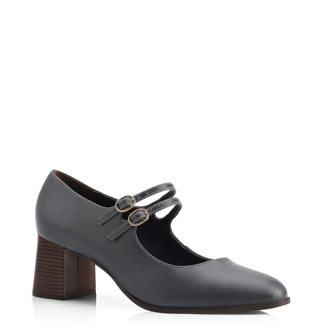 Scarpin Couro Azul