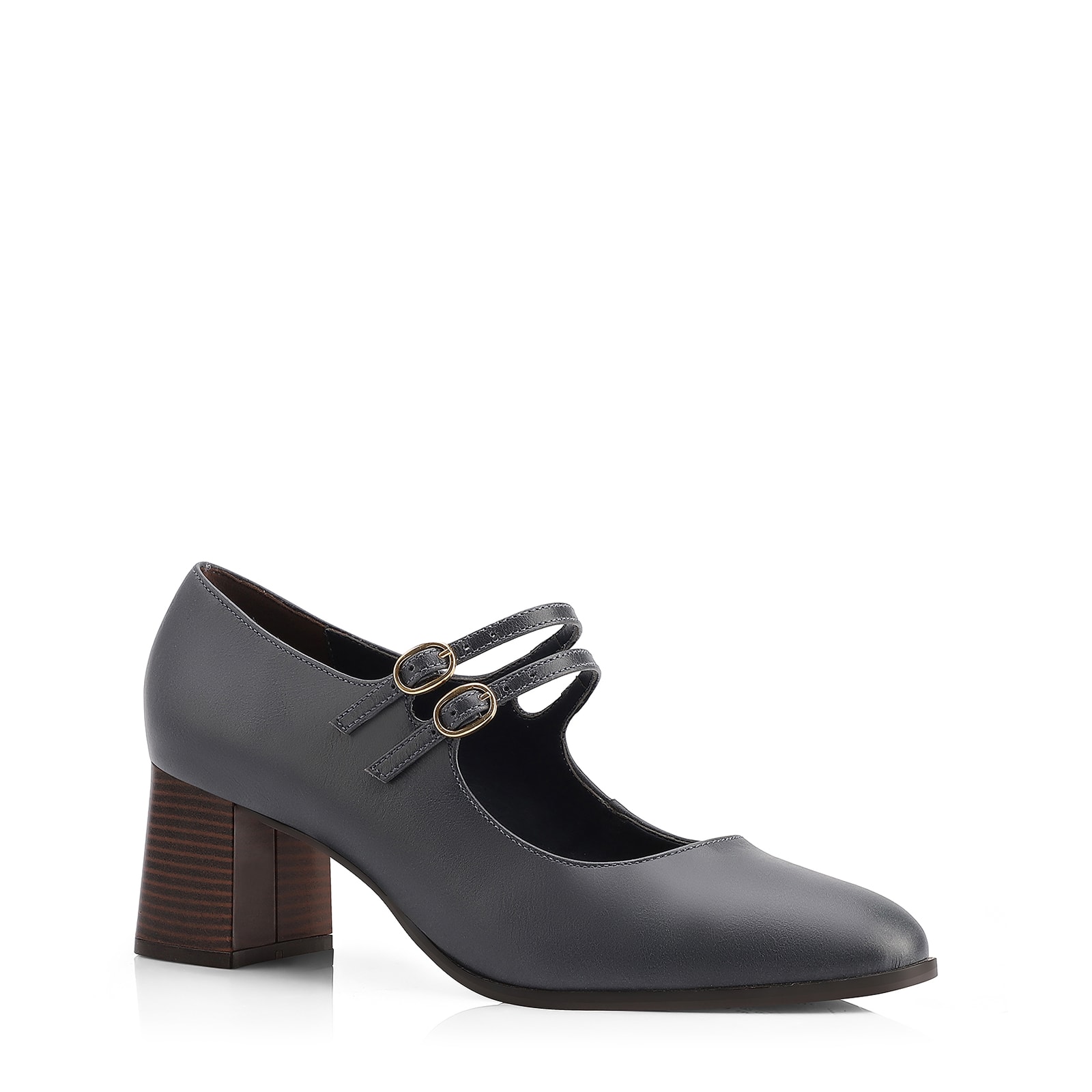 Scarpin Couro Azul
